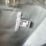 Princess Polly 2pc Light Blue Satin Long Sleeve Top + Mini Skirt Coord Set 4 Photo 1