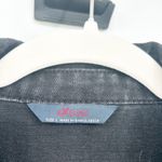 Excuse Womens Western Cowgirl Fringe Rhinestone Denim Jacket Size L Black Black Size L Photo 1