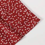 Women's Dress Frill Trim Strap Knot Front Ditsy Floral Dress Red Size XS Photo 4