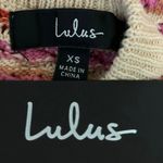 Lulus NEW Exceptional Expression Beige Multi Striped Sweater Knit Tank Top Sz XS Photo 3