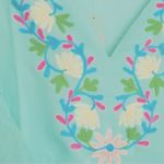 NEW Debbie Katz Taliah Maxi Tunic Dress cover up LARGE SEA Blue Photo 8