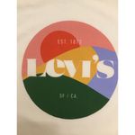 Levi's Levi’s White Trendy Vintage-Style Logo Sweatshirt Sz 1X Photo 2