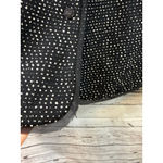 Women's SAG HARBOR Blazer Plus Size 18 Black White Polka Dot Photo 4