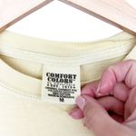 Ivory Ella Comfort Colors  Yellow Elephant Long Sleeve Shirt Sz M Photo 1