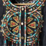 Bob Mackie ☀️ Vintage Wearable Art Dream Catcher Embroidered Jacket With Stretch Photo 2