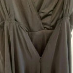 Lulus New Dance the Night Away Maxi Gown Black Surplice Dress Medium Formal NWT Photo 7