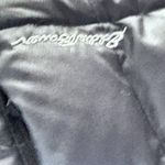 Eddie Bauer  Women's Silver Puffer Jacket with Faux Fur Hood – Size L Photo 2