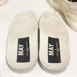 Golden Goose Womens Size 37/US 7 White Pink Glitter Distressed Low Top Sneaker Photo 10