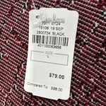 Neiman Marcus | NWT | Large | Black/Red Abstract Argyle 3/4 Sleeve Sweater Dress Photo 5