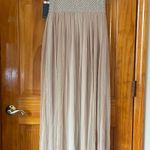 Adrianna Papell Anthropologie Champagne Bryce Beaded Gown Dress Sz 2 NWT Photo 8