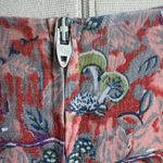 Vintage‎ Woodland Puff Sleeve Maxi Dress Mushrooms Squirrel Foxes 70s medium Pink Photo 9