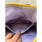 Coach  Leah Yellow Shoulder Bag Signature Embossed Design Women's Handbag Photo 4