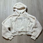 Forever 21 ‎ Women’s Size Medium Embroidered Cultured Plush Hoodie Photo 0