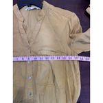 ZARA Long Sleeve Shirt Dress XS Pocket Yellow Photo 5