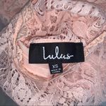 Lulus  Appetite For Seduction Lace Dress Blush Pink Wedding, Graduation, College Photo 7
