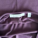 Babaton  Aritzia Plum Long Sleeve Scoop Neck Tie Back Top XS Photo 2