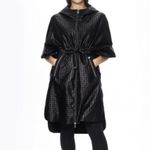 MDF Marco Del Forte Hooded Rain Cloak Black Size XXL Photo 1