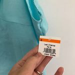 BP NEW NWT  NORDSTROM Plus Size Bow Detail Tank Top Aqua Turquoise Blue Cami 1X Photo 4