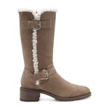 Sole Society NEW JACOBA BOOT FAUX FUR LINED Leather Suede Photo 2