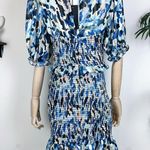 Elliatt  Incubus Mini Dress in Blue Multi Photo 8