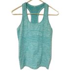 Lululemon  Size 6 Run Swiftly Tech Racerback Heathered Blue Tropics Tank Photo 1