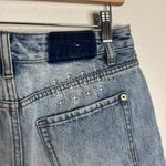 Ksubi  ladies racer short thrashed detail cutoff denim shorts size 28 100% cotton Photo 9