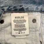 AGOLDE Blue Ankle Cropped Jeans with High Waist Photo 9