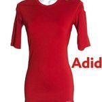Adidas tech fit compression crimson red top Photo 1