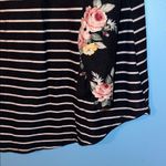 No Comment  Floral Striped Women's Top 3X Photo 3