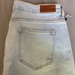 ZARA Women's  Basics Bootcut Jeans Blue Denim Distressed 5-Pockets Size 6 #7868 Photo 7