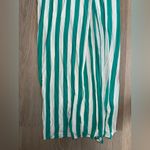 Body Central  Y2K Green & White Striped Maxi Dress - Size Large Photo 2