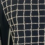 ZARA TRAFALUC black boxy cut sweater with pearlized beading. Size Small. EUC Photo 3