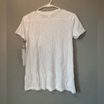 Caslon White  Core Slub
Crewneck sheer pocket  T-shirt Photo 6