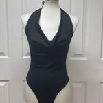 Edikted Edited Backless Cowl Neck Bodysuit - Size S. Photo 1