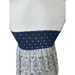 Roxy  Maxi Dress Floral Boho Beach Dress Medium Bohemian Gypsy Coastal Indie Photo 4