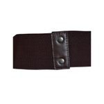 Y2k Braided Brown Waist Belt With Faux Leather Design & Snap Closure M/L Size Photo 9