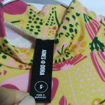 Agnes & Dora  Mock Neck Swing Tunic-Dress Full Bloom Pockets Casual Floral Size S Photo 5