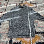Anthropologie Moth gray marled turtleneck sweater Photo 7