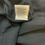 Black pleated Midi Sundress with Halter Neckline for Cocktail Size L Photo 8