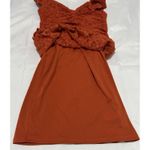 Women’s Ambiance Red Lace Dress W/lining Size S Photo 7