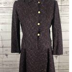 American Vintage  70's Handmade OOAK dress coat set purple small - medium Photo 11