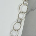 Joan Rivers Sparkly Silver Tone Long Chain Link Necklace ✨ Photo 9