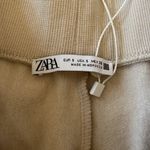 ZARA  Women’s Joggers Cargo elastic waistband Pants Beige size Small NWT Photo 5