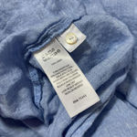 Sigrid Olsen Light Blue Linen Button Front Shirt Women's 3X Plus Size Photo 3