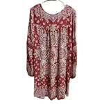 Altar'd State Alter'd State Paisley Long Sleeve Boho Style Dress Size‎ Small Photo 6