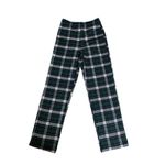 Brandy Melville John Galt One Size Small Tilden High-Rise Blue Plaid Pants Photo 0
