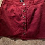 Rue 21  Red/Brownn Corrduroy Skirt Photo 1