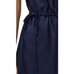 ALC Frank A.L.C. Odin Poplin Midi Asymmetric Cotton Dress Maritime Navy Blue Size 8 NWT Photo 4