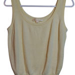 St. John Collection St John Vintage Basics Ivory Santana Knit Sweater Tank Top Classic Size M Photo 0