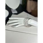 Set of 6 silver bangle bracelets Photo 3